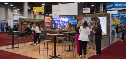 IMEX 2024 trade show booth