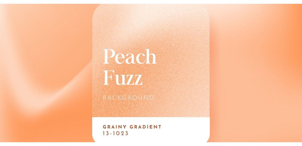 peach fuzz color swatch