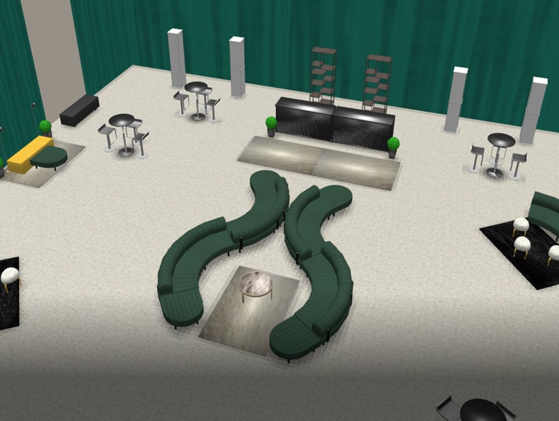 3d rendering of event