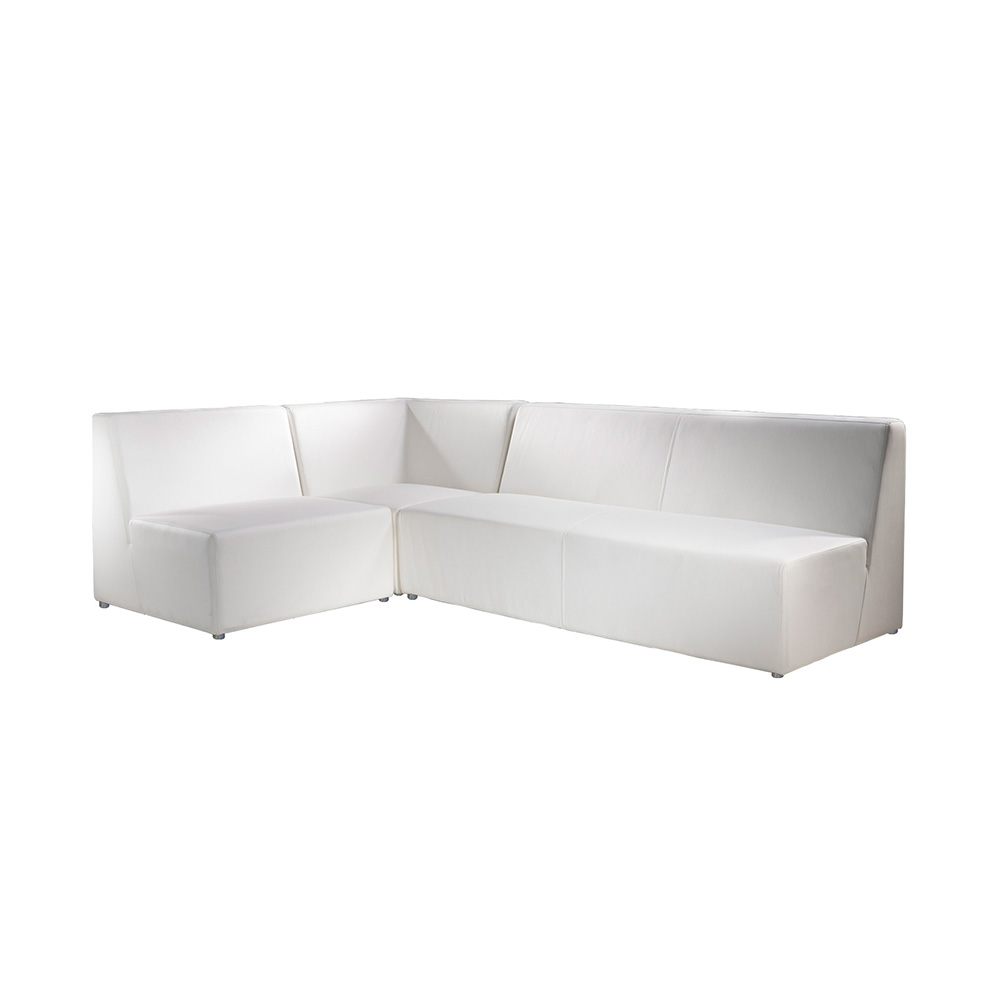 white sectional