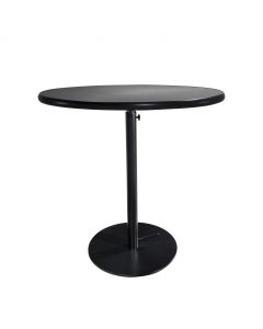 30" Round Café Table w/ Black Hydraulic Base