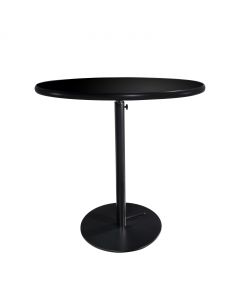 30" Round Cafe Table w/ Black Hydraulic Base