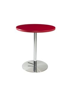 30" Round Café Table w/ Chrome Hydraulic Base