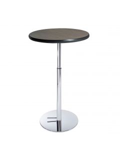 30" Round Madison Bar Table w/ Chrome Hydraulic Base