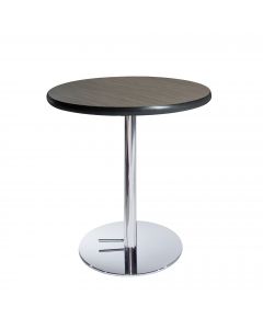 30" Round Madison Café Table w/ Chrome Hydraulic Base