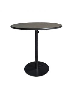 30" Round Madison Café Table w/ Black Hydraulic Base