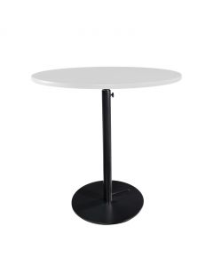 30" Round Café Table w/ Black Hydraulic Base