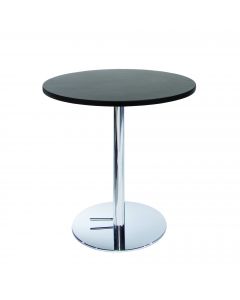 36" Round Café Table w/ Chrome Hydraulic Base