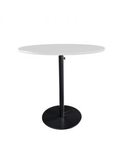 36" Round Café Table w/ Black Hydraulic Base