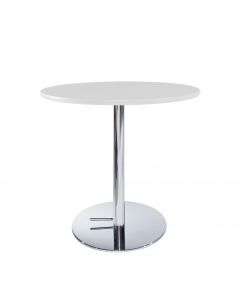 36" Round Cafe Table w/ Chrome Hydraulic Base
