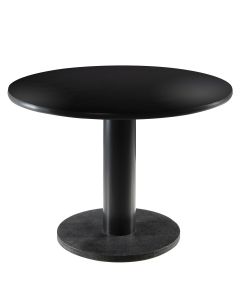 42" Round Table, Black Top