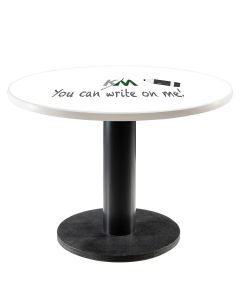 whiteboard for 42" round surface