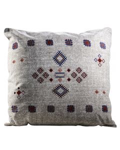 pillow with graphic print