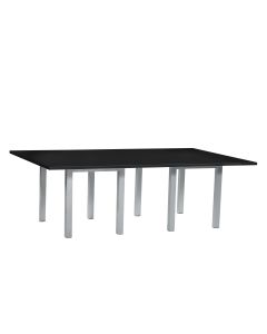 8' Table, Black Top