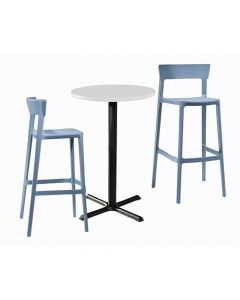 GS - Gray Malba Chair Cafe Set