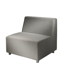 angled armless chair