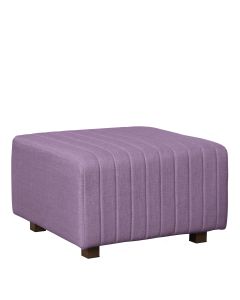 Beverly Square Ottoman, Lavender Fabric