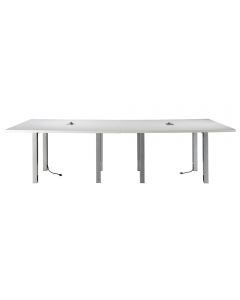 10' Powered Table, White Top