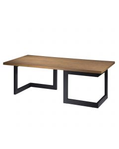 Geo Cocktail Table w/ Black Base