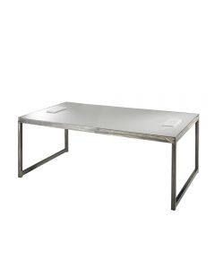 Sydney Powered Cocktail Table, White Top