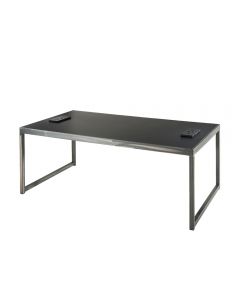 Sydney Powered Cocktail Table, Black Top