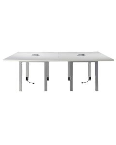 8' Powered Table, White Top