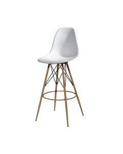 Chelsea Barstool w/ Oak Tower Base