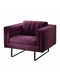 plum berry chandler chair