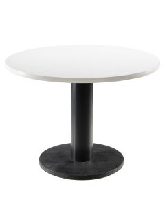 42" Round Table, White Top