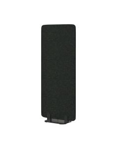 Freestanding divider panel in green.