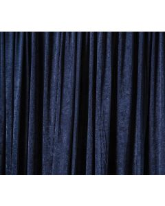 Deep Sea Blue Super Velour Drape