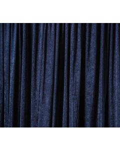 Deep Sea Blue Super Velour Drape 12ft H