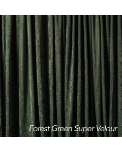 Forest Green Super Velour Drape 12ft H