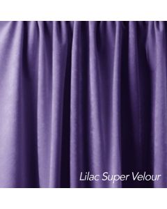 Lilac Super Velour Drape 12ft H