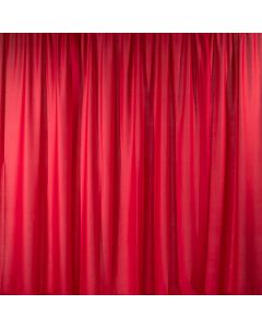 Red Poly Premier Drape 8ft H