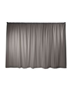 backdrop poly premier drape in silver