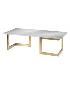 Geo Cocktail Table w/ Gold Base