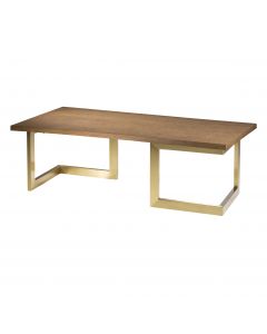Geo Cocktail Table w/ Gold Base