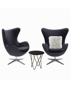 GS - Gray Malba Chair Cafe Set