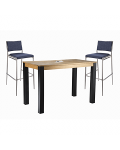 GS - Gray Malba Chair Cafe Set