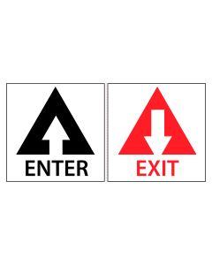 Enter/Exit Decal Set