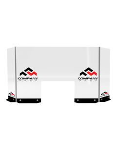 Clear Divider, Bar/Counter Logo