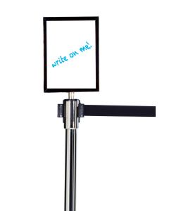 Stanchion Whiteboard Sign