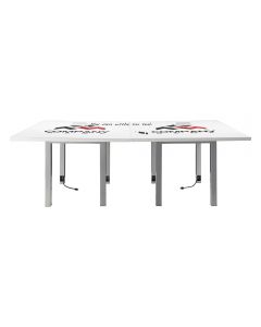 8' Powered Conference Table Whiteboard