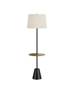 floor lamp with built in table