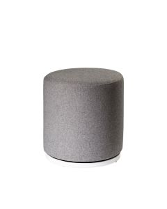 gray marche swivel ottoman
