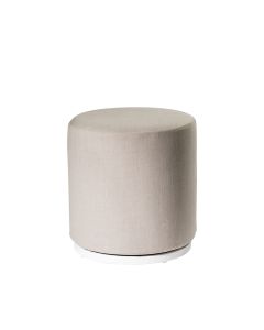 linen colored marche swivel ottoman