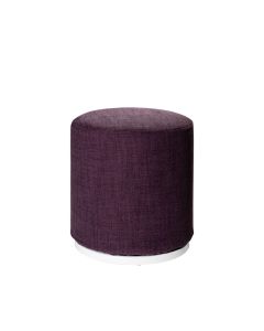 plum colored marche swivel ottoman