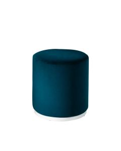 teal velvet marche swivel ottoman