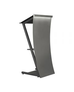 Metal Lectern, Lit w/ Battery